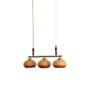 JULIE Wooden Chandelier Light for Living Room & Dining Room - Retro Style
