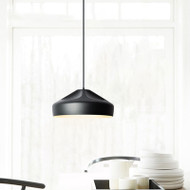 [Local Stock] OLIVER Aluminum Pendant Light for Leisure Area, Living Room & Dining Room - Nordic Style [C, Black]