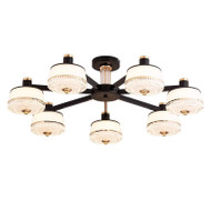 ORNA Crystal Chandelier Light for Dining Room, Bedroom & Living Room - Modern Style