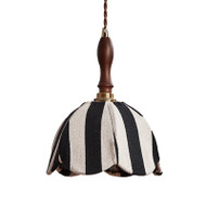 PINTO Fabric Pendant Light for Bedroom, Dining Room & Coffee Shop - French Style