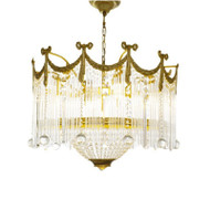 LANDON Crystal Chandelier for Living Room & Dining Room - French Style