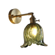 STATH Brass Flower Wall Light for Bedroom, Corridor & Living Room - American Style