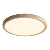 HEINO Yellow Travertine Ceiling Light for Living Room, Bedroom & Study - Wabi-Sabi Style