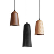 HUCK Wood Elastic Pendant Light for Bedroom, Dining & Living Room - Modern Style