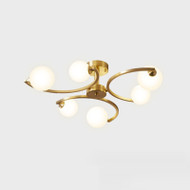 CASSIOPEIA Glass Magic Bean Ceiling Light for Bedroom, Living & Dining Room - Modern Style