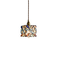 BEAU Brass Flower Pendant Light for Living Room, Dining Room & Bar - Pastoral Style