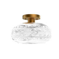 TAMMY Glass Ceiling Light for Entryway, Bedroom & Living Room - Modern Style