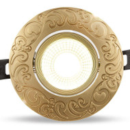 CASSIEL Brass Downlight for Living Room, Bedroom & Corridor - Retro Style