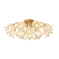 CARL Brass Ceiling Light for Living Room & Bedroom - American Style
