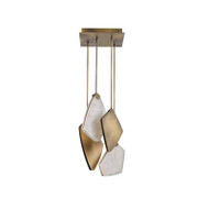 DUET Marble Chandelier Light for Living Room, Dining Room & Bar - Contemporary Style