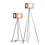 CHERRIE Wooden Floor Lamp for Living Room, Bedroom & Study - Nordic Style