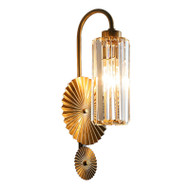 LEAR Crystal Wall Light for Bedroom, Corridor & Living Room - Retro Style