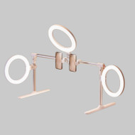 ISAAC Aluminum Alloy Fill Light for Live Broadcast, Dressing Room & Makeup - Modern Style