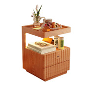 PASCAL Dimmable Wooden Nightstand Light for Bedroom - Modern Style
