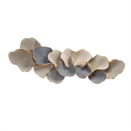 LILYANN Crystal Porcelain Lotus Leaves Mural Light for Living Room, Bedroom & Hallway - New Chinese Style