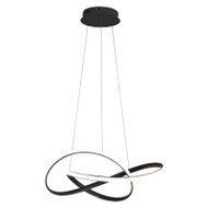 ISO Silica Gel Loop Pendant Light for Dining Room, Bedroom & Living Room - Modern Style