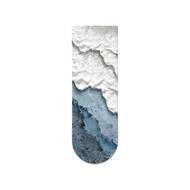HALINA Quartz Sand Sea Wave Decorative Mural Light for Corridor, Entrance Hall & Living Room - Cream Style