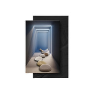 BRIAN Crystal Porcelain Stone Decorative Mural Light for Corridor, Entrance Hall & Living Room - Modern Style