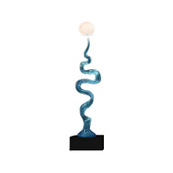EVE Resin Wave Floor Lamp for Living Room, Bedroom & Study - Nordic Style