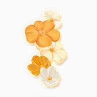 GEOFF Crystal Porcelain Flower Decorative Mural Light for Corridor, Hallway & Living Room - Cream Style