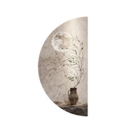 XAVIERA Crystal Porcelain Decorative Mural Light for Corridor, Hallway & Living Room - Wabi-Sabi Style