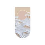 KARI Crystal Porcelain Wave Decorative Mural Light for Entrance Hall, Corridor & Living Room - Cream Style