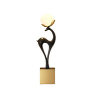 FLEUR Dimmable Resin Deer Floor Lamp / Ornament for Study, Living Room & Bedroom - Modern Style