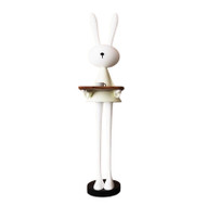 BUNNY Sensor Resin Rabbit Floor Lamp Ornament for Bedroom, Living Room & Hallway - Modern Style