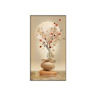 PATRICK Crystal Porcelain Persimmon Decorative Mural Light for Corridor, Entrance Hall & Living Room - Modern Style