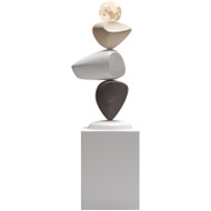KOLEN Resin Stone Floor Lamp / Ornament for Bedroom, Living Room & Hallway - New Chinese Style