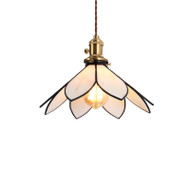 ZOE Brass Flower Pendant Light for Study, Living Room & Bar - Modern Style