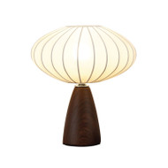 Image 47: SPENCER Wooden Table Lamp for Study, Bedroom & Living Room - Wabi-Sabi Style