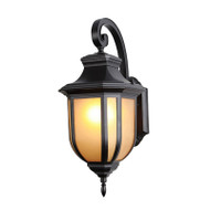 JESSE Glass Outdoor Wall Light for Courtyard, Garden & Pathway - American Style