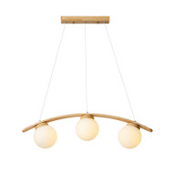 CHRIS Wooden Pendant Light for Dining Room - Japanese Style