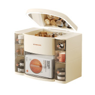 SCARLETT PP Storage Makeup Mirror with Light for Dressing Room, Student Dormitory & Living Room - Modern Style