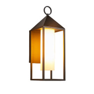 ARON Glass Outdoor Wall Light for Courtyard & Balcony - American Style