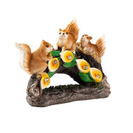 HADLEY Resin Squirrel Solar Outdoor Light / Ornament for Garden, Courtyard & Pathway - Modern Style