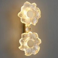 AURORA Crystal Biophilic Wall Light for Corridor, Hallway & Living Room - Modern Style