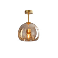 LEWIS Glass Ceiling Light for Hallway, Entrance & Bedroom - Modern Style