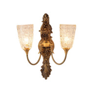 DANICA Brass Wall Light for Living Room, Study & Bedroom - European Style