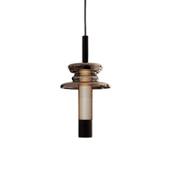 GLUM Glass Elastic Pendant Light for Bedroom, Dining & Living Room - Modern Style