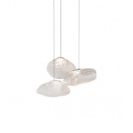 EMAN Glass Pendant Light for Living Room, Dining Room & Bedroom - Scandinavian Style