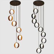 ROWAN Wooden Pendant Light for Dining Room, Staircase & Kitchen Island - Modern Style