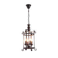 ARDEN Iron Birdcage Chandelier Light for Living Room, Corridor & Dining Room - American Style