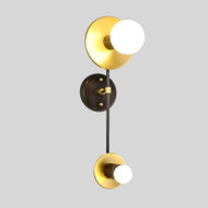 GALIA Brass Wall Light for Corridor, Bedroom & Living Room - Post-Modern Style