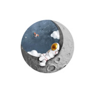 ETTA Crystal Porcelain Astronaut Decorative Mural Light for Corridor, Entrance Hall & Living Room - Contemporary Style