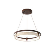 FREYA Dimmable Yellow Travertine Pendant Light for Living Room & Dining Room - Modern Style