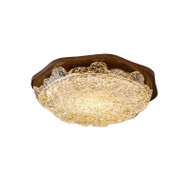 DOMINIC Dimmable Resin Ceiling Light for Living Room, Study & Bedroom - French Style