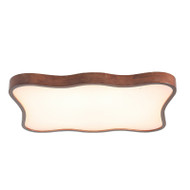 ANJA Wooden Dimmable Ceiling Light for Living Room, Bedroom & Study - Minimalist Style