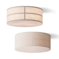 FRANKE Linen Fabric Ceiling Light for Bedroom, Living Room & Study - Japanese Style